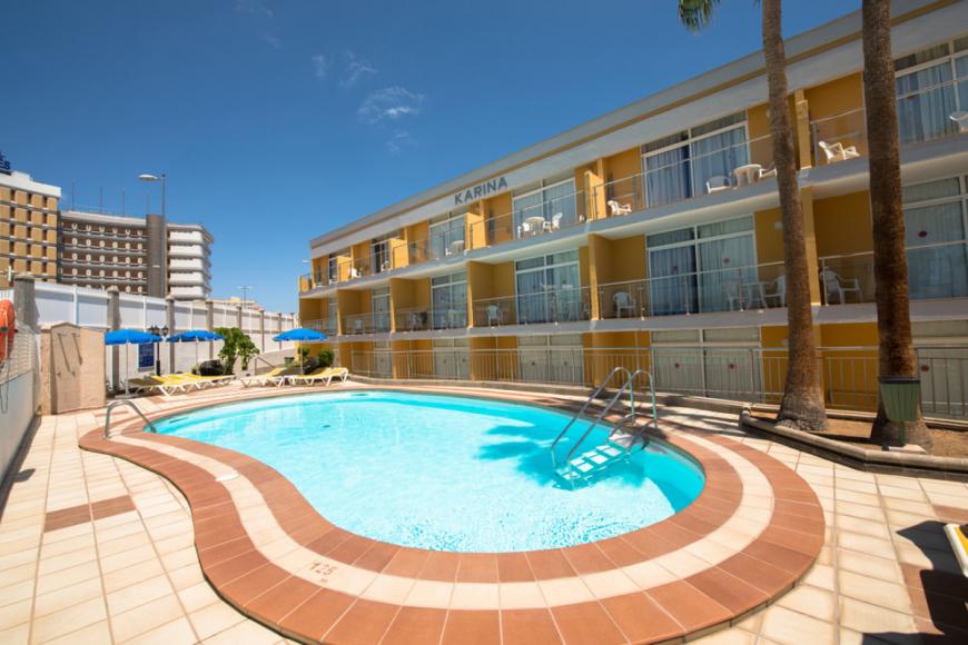 2 Sterne Hotel: Karina - Playa del Ingles, Gran Canaria (Kanaren), Bild 2