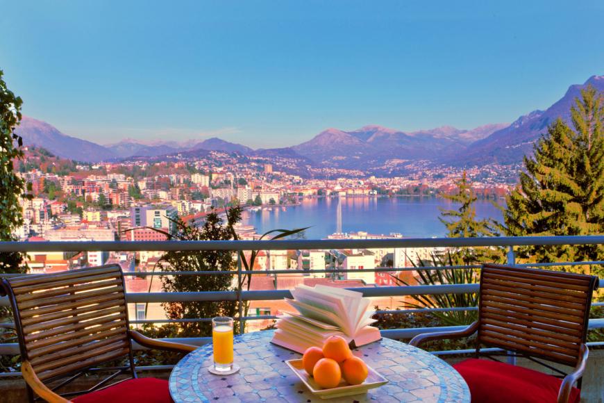 4 Sterne Hotel: Suitenhotel Parco Paradiso - Lugano, Tessin, Bild 2