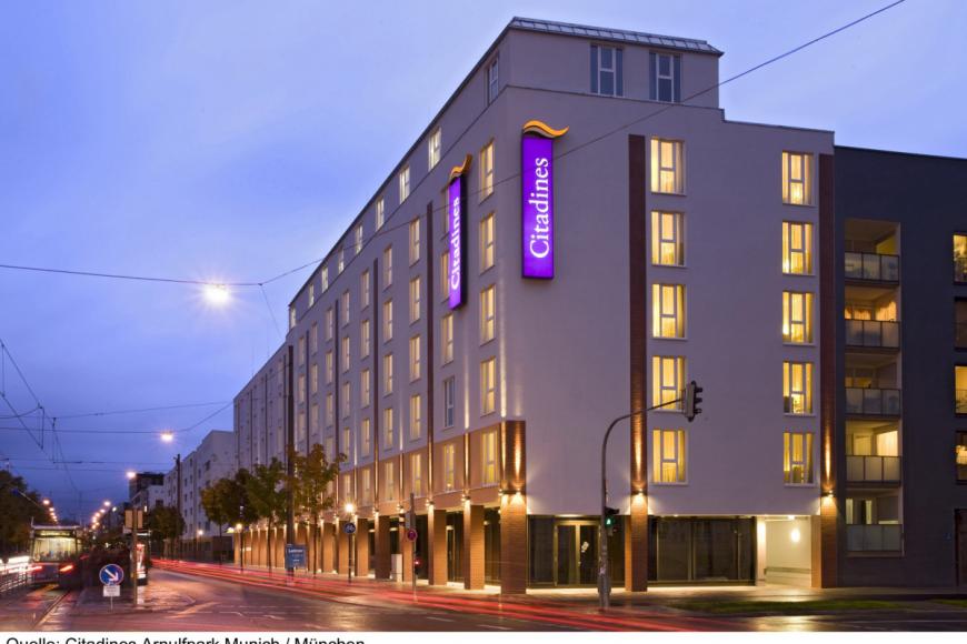 4 Sterne Hotel: Citadines München Arnulfpark - München, Bayern