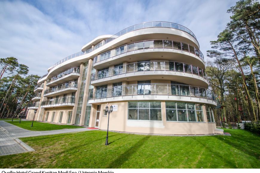 3 Sterne Hotel: Grand Kapitan Medi Spa - Ustronie Morskie, Westpommern