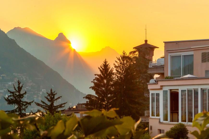 4 Sterne Hotel: Suitenhotel Parco Paradiso - Lugano, Tessin