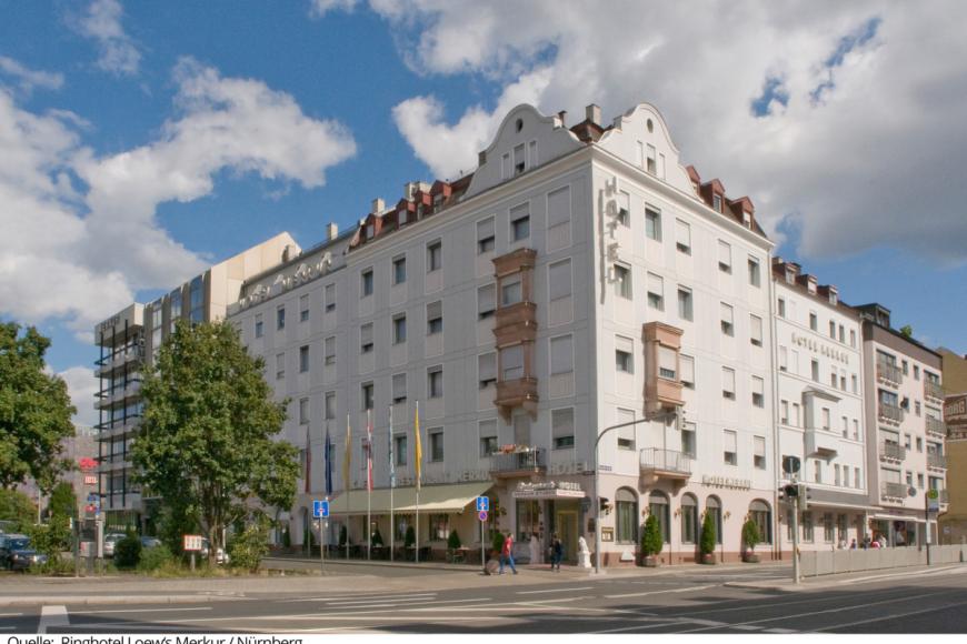 4 Sterne Hotel: Ringhotel Loew's Merkur - Nürnberg, Bayern