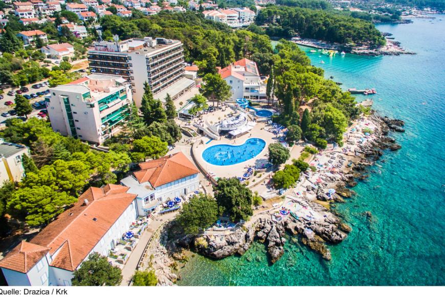 3 Sterne Hotel: Drazica Hotel - Krk (Insek Krk), Insel Krk