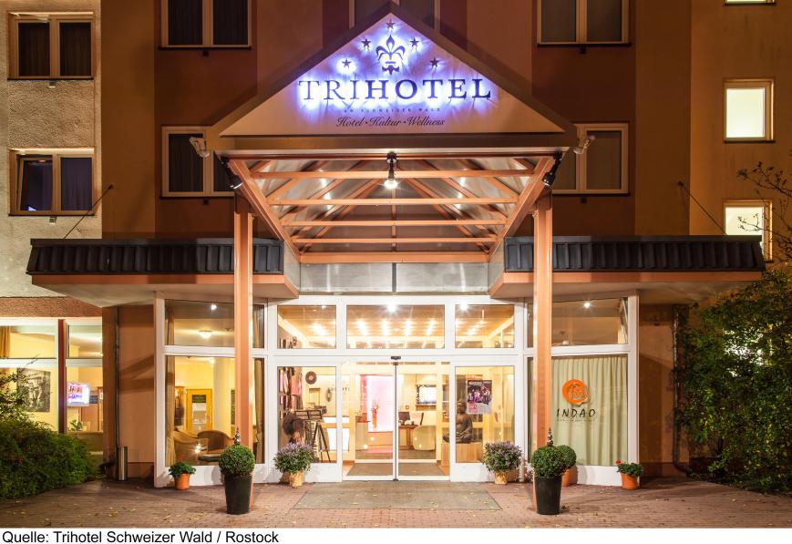 4 Sterne Hotel: Trihotel am Schweizer Wald - Rostock, Mecklenburg-Vorpommern, Bild 2