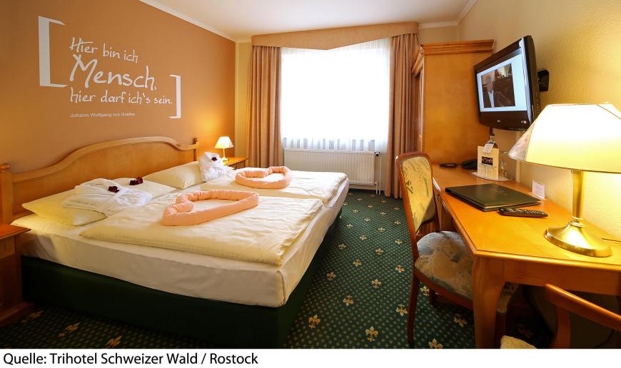 4 Sterne Hotel: Trihotel am Schweizer Wald - Rostock, Mecklenburg-Vorpommern, Bild 5