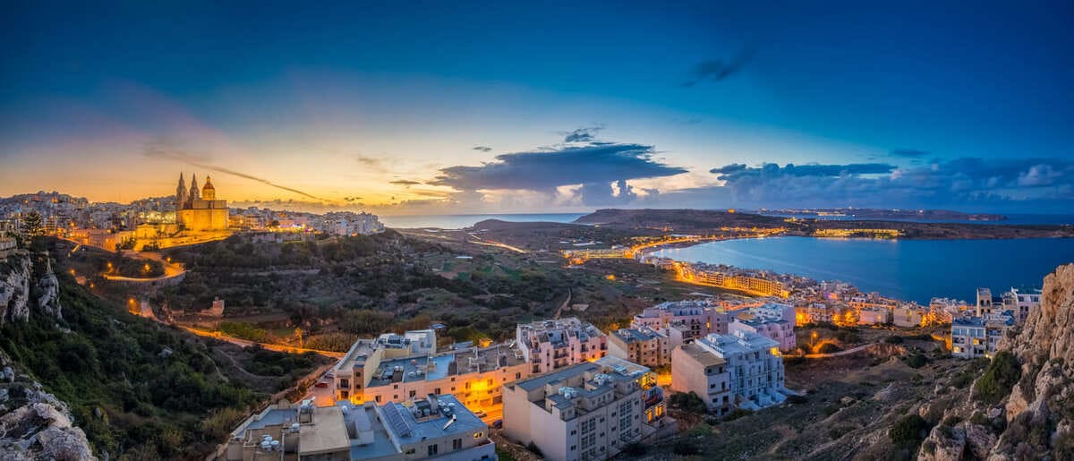 Wunderschöne Küstenstadt auf Malta