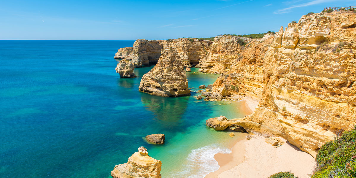 Algarve Urlaub: Strand Praia da Marinha