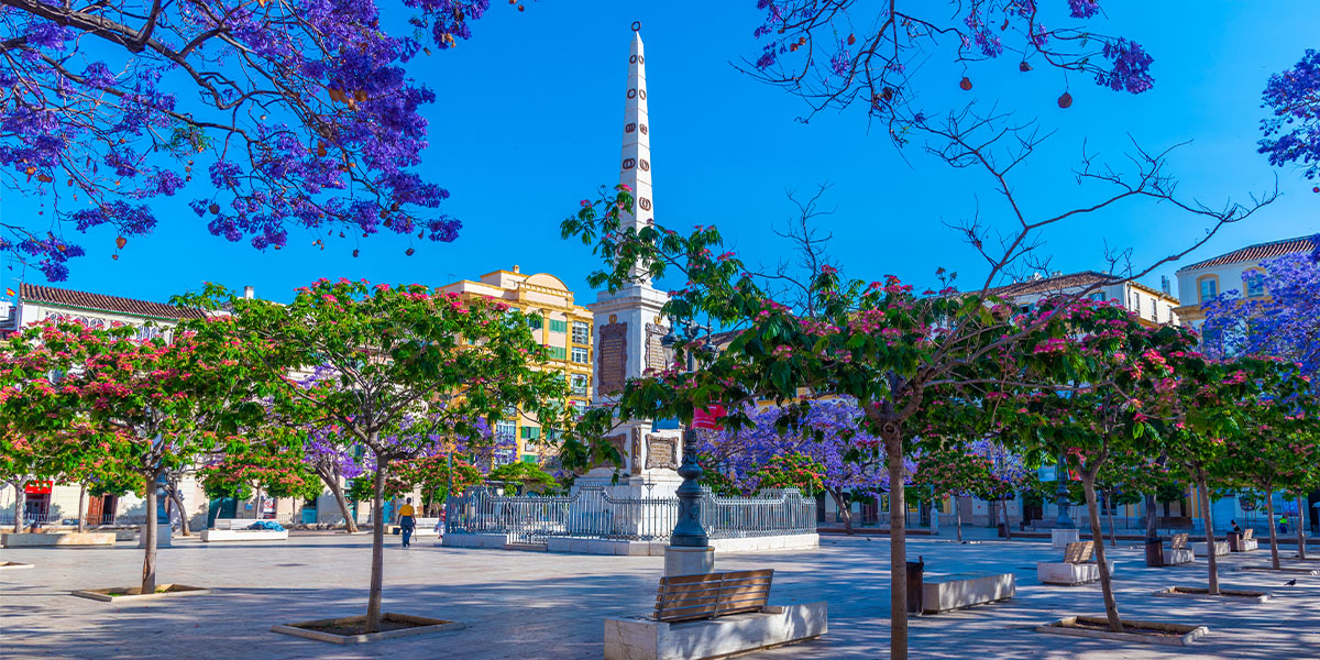 Plaza de la Merced in Malaga