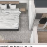 KOSIS Sports Lifestyle Hotel, Wohnbeispiel