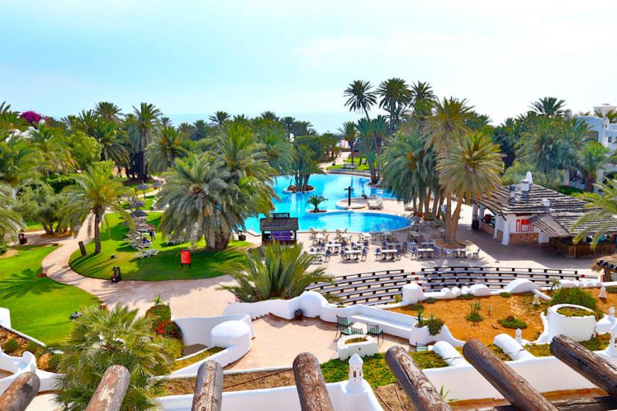4 Sterne Hotel: Odyssee Resort Thalasso & Spa - Zarzis, Oase Zarzis