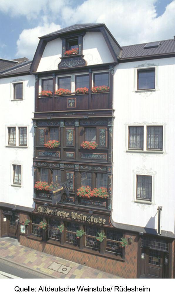 3 Sterne Hotel: Altdeutsche Weinstube - Rüdesheim am Rhein, Hessen