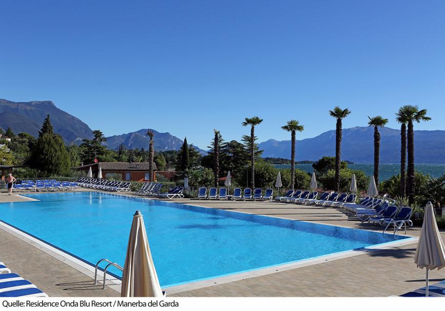 3 Sterne Hotel: Residence Onda Blu - Manerba del Garda, Gardasee
