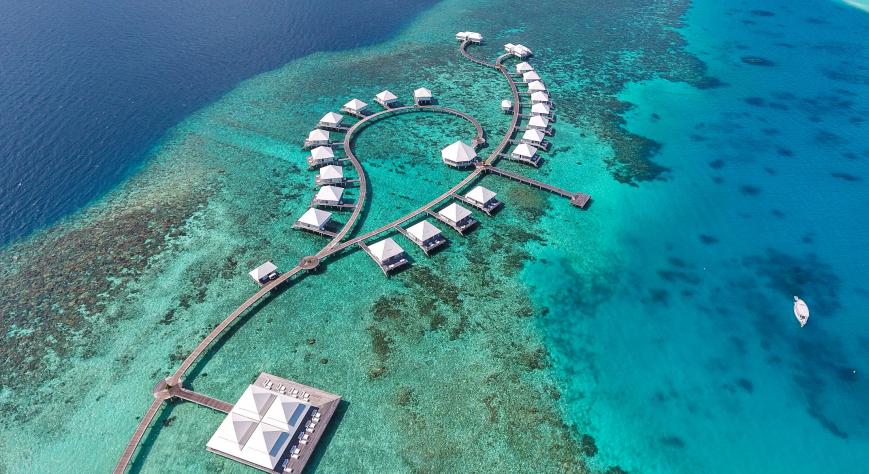 4 Sterne Hotel: Diamonds Thudufushi Beach & Water Villas - Alif Dhaal Atoll, Ari Atoll (Nord & Süd)