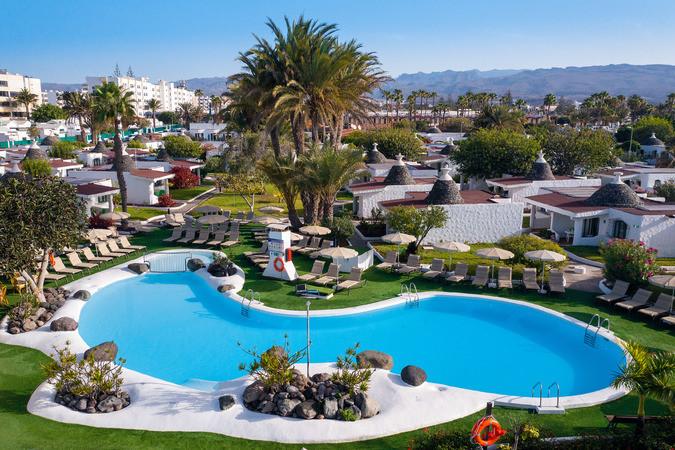 2 Sterne Hotel: Parque Romantico Bungalows - Playa del Ingles, Gran Canaria (Kanaren)