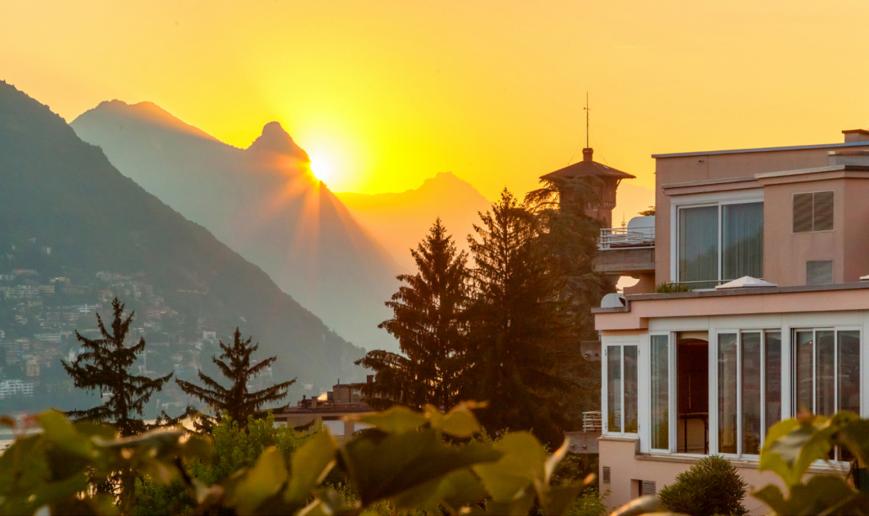 4 Sterne Hotel: Suitenhotel Parco Paradiso - Lugano, Tessin