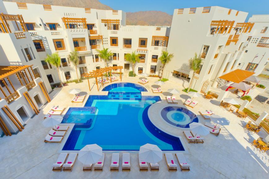 4 Sterne Familienhotel: Sifawy Boutique Hotel - Jebel Sifah Beach, Maskat