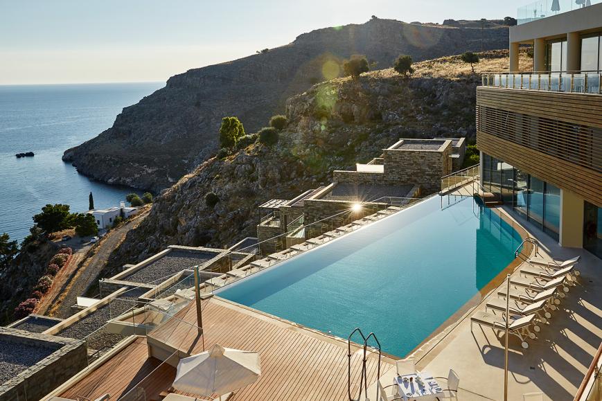 5 Sterne Hotel: Lindos Blu - Lindos, Rhodos