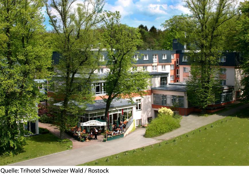 4 Sterne Hotel: Trihotel am Schweizer Wald - Rostock, Mecklenburg-Vorpommern