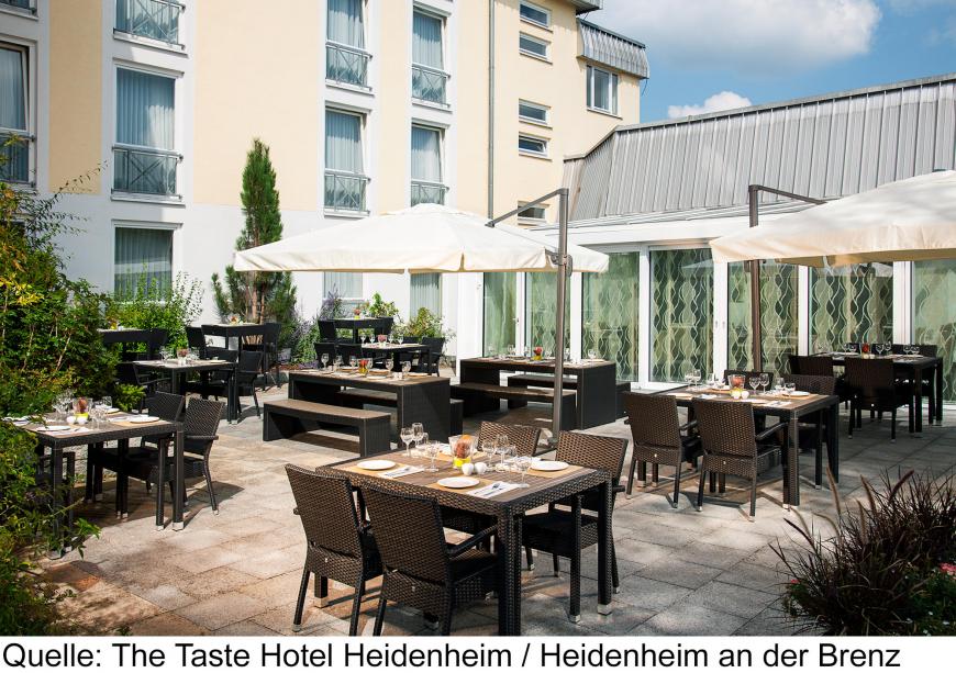 The Taste Hotel Heidenheim, Terrasse