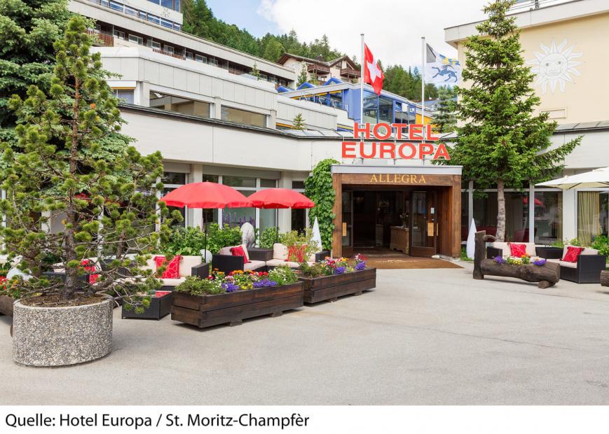 3 Sterne Hotel: Hotel Europa - St. Moritz, Graubünden
