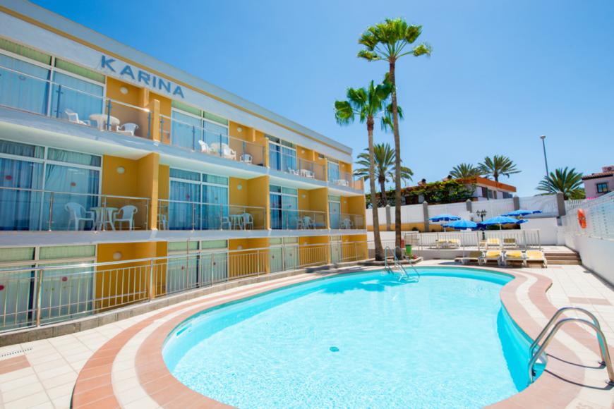 2 Sterne Hotel: Karina - Playa del Ingles, Gran Canaria (Kanaren)