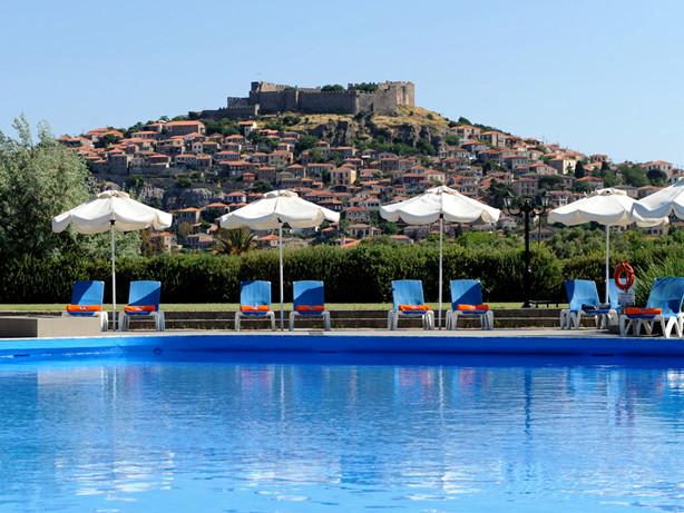 3 Sterne Hotel: Delfinia - Molyvos, Lesbos