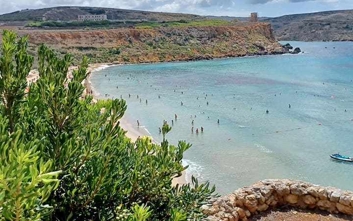 Golden Bay Strand Malta