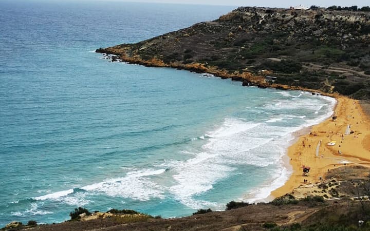 Ausblick auf Strand Malta