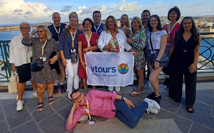 vtours Gruppenfoto auf Malta