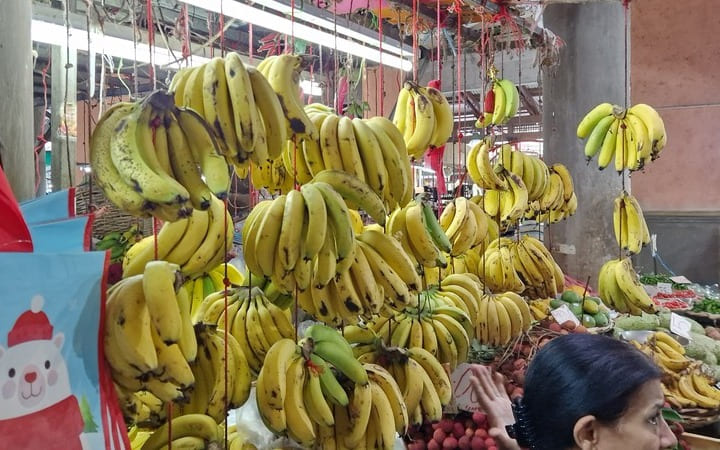 Ein authentischer Markt auf Mauritius