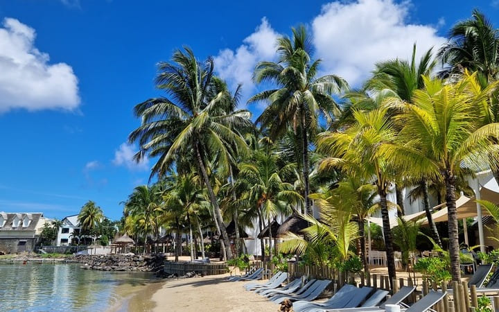 Strand auf Mauritius