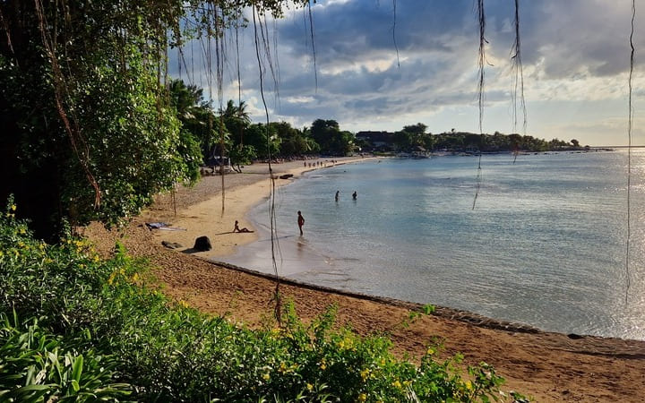 Strandabschnitt auf Mauritius