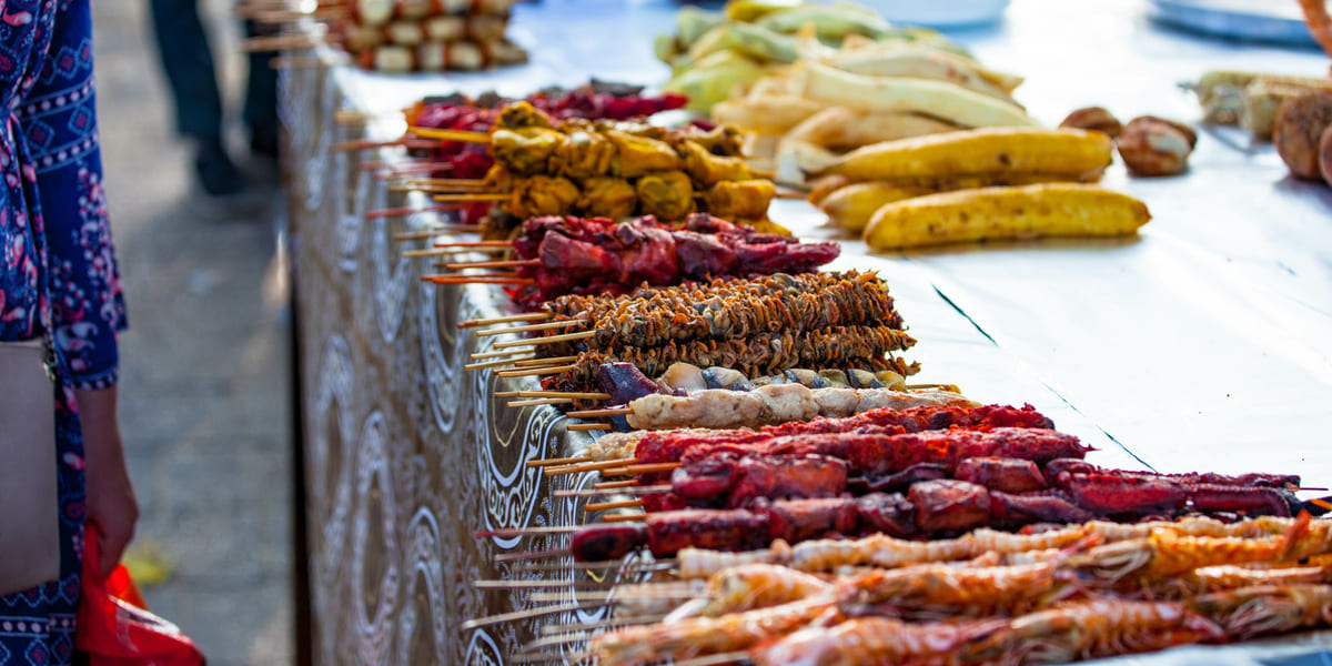 Street Food, Markt Stone Town, Sansibar