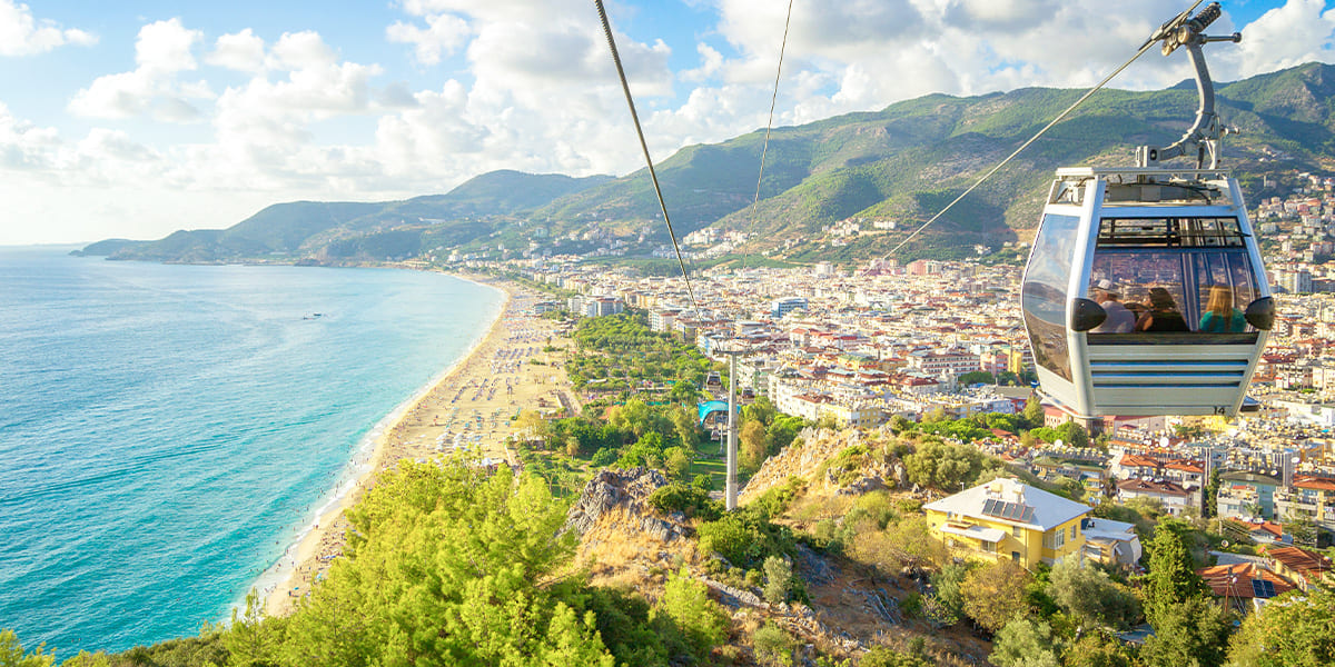 Alanya Urlaub: Die Seilbahn