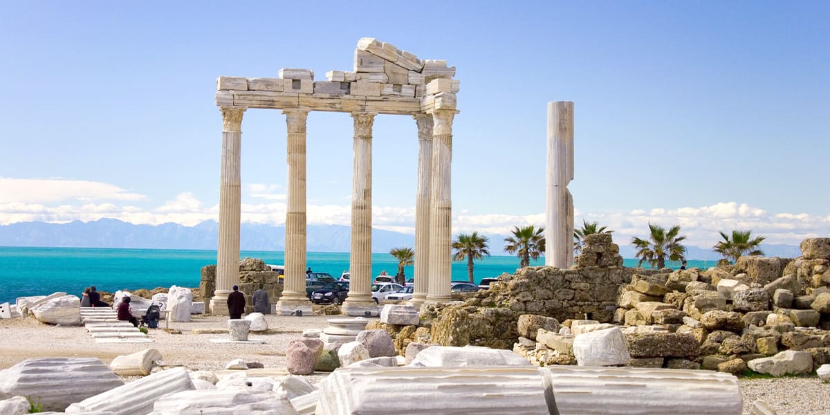 Pauschalreise Side: Der Apollon Tempel