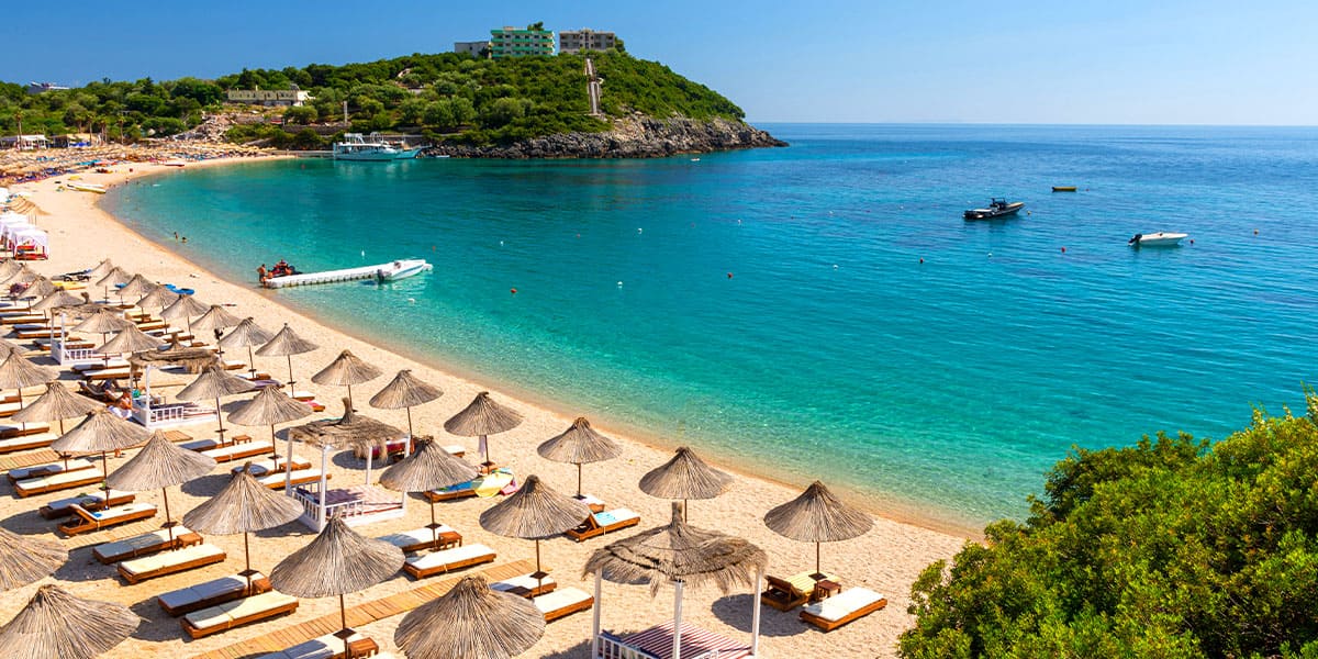 Jale Beach in Albanien
