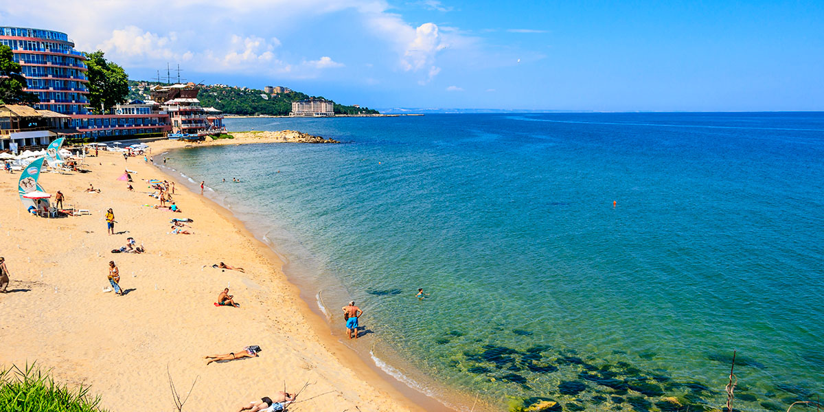 Familienurlaub Bulgarien: Flach abfallender Strand