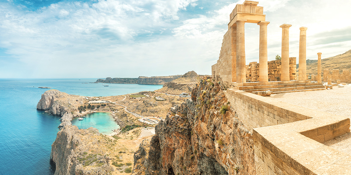 Pauschalreise Rhodos: Akropolis von Lindos