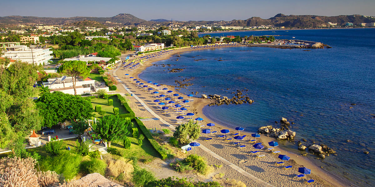 Rhodos Urlaub: Faliraki Beach