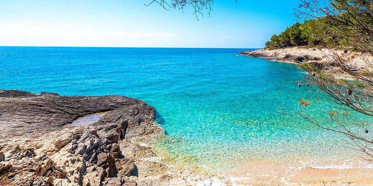 Istrien Urlaub: Strand