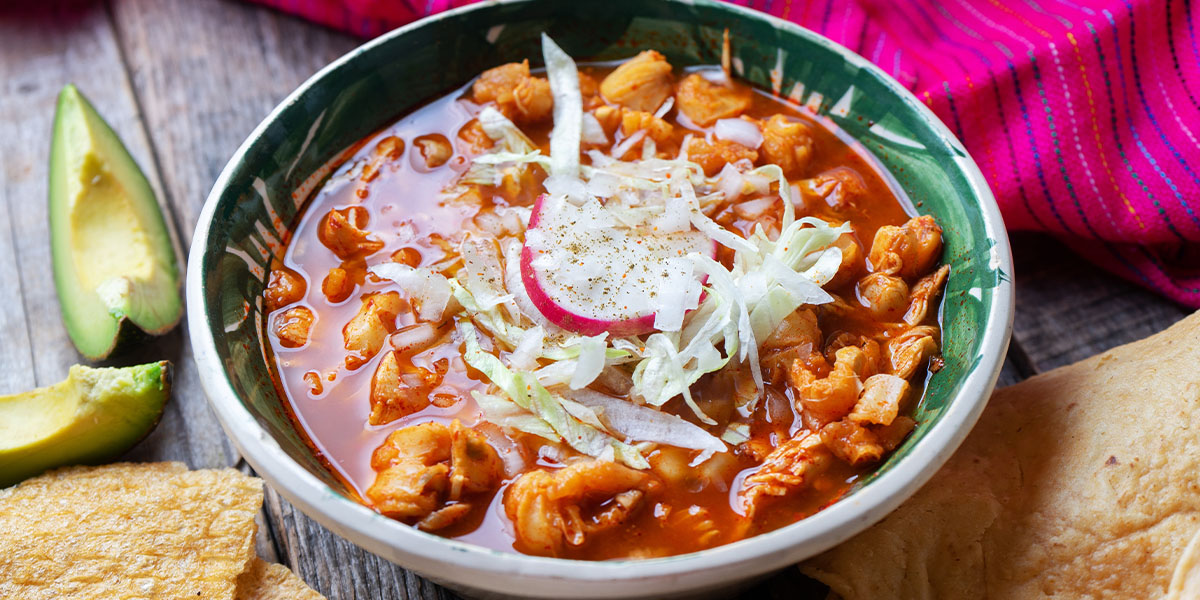 Mexiko Urlaub: traditionelle Suppe Pozole