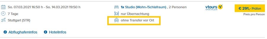 Ohne Transfer