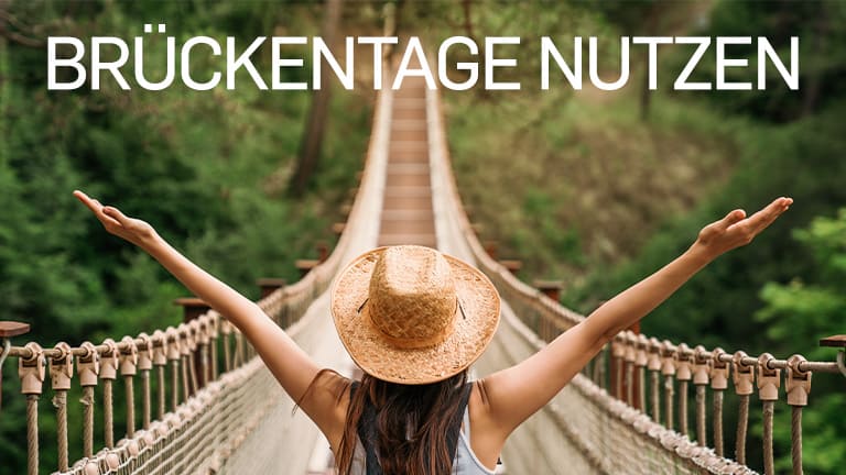 Brückentage nutzen - mehr Urlaub genießen