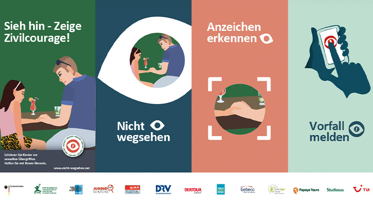 Sicher reisen - nicht wegsehen