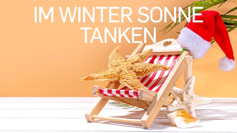 Im Winter Sonne tanken